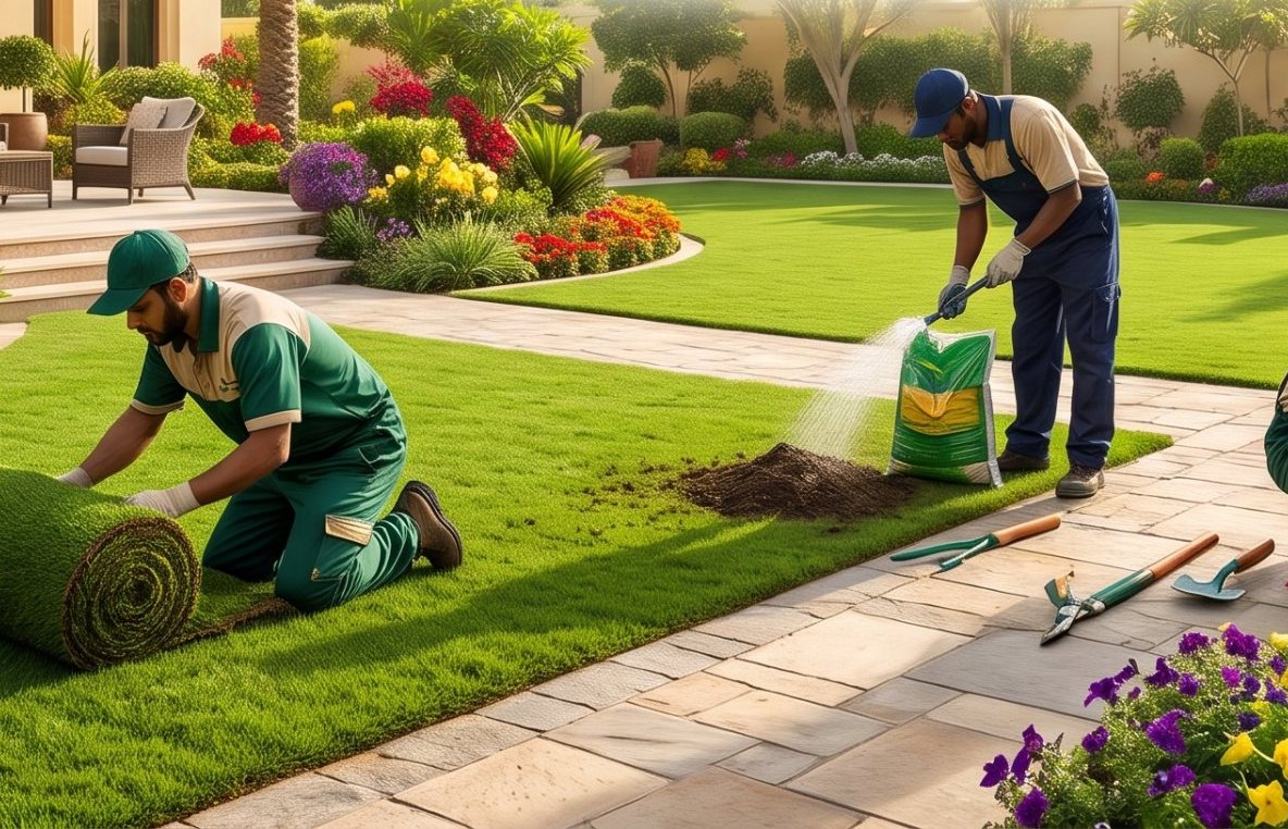 Fertilizing, watering and care