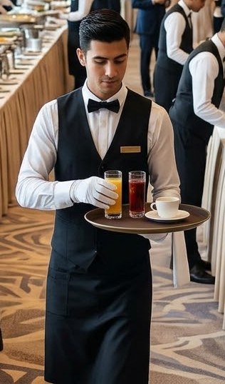 Trained hospitality staff
