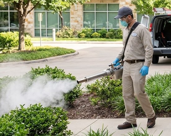 Thermal fogging for flying insects