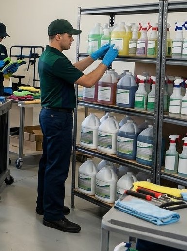 Certified cleaning chemicals